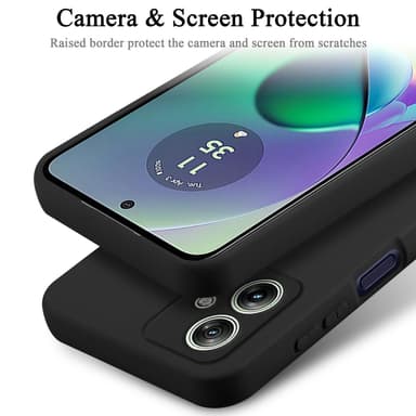 Motorola Moto G54 Skal Fodral Case (Svart)