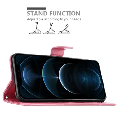iPhone 13 PRO MAX Plånboksfodral Skal (Rosa)