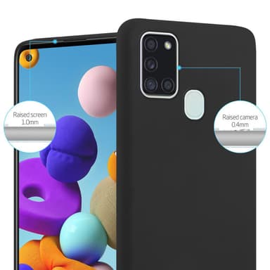 Skal Samsung Galaxy A21s Fodral Case (Svart)