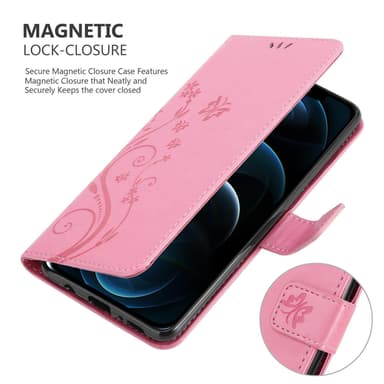 iPhone 13 PRO MAX Plånboksfodral Skal (Rosa)