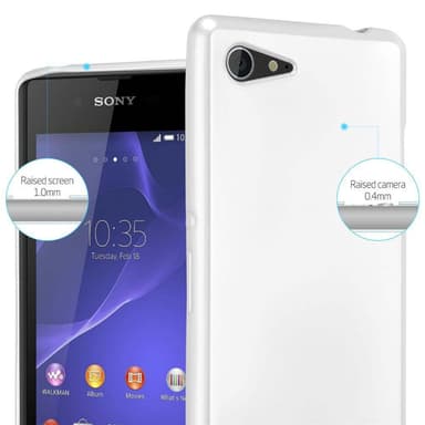 Skal Sony Xperia E3 Fodral Case (Silver)