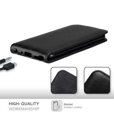 LG Q STYLUS Flipfodral Skal (Svart)