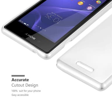 Skal Sony Xperia E3 Fodral Case (Silver)