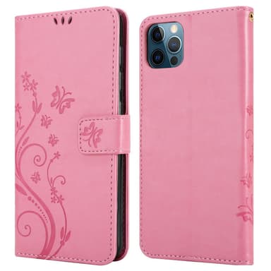 iPhone 13 PRO MAX Plånboksfodral Skal (Rosa)