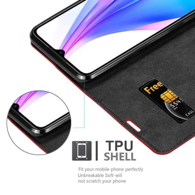 Xiaomi RedMi NOTE 8T Skal Fodral Case (Röd)