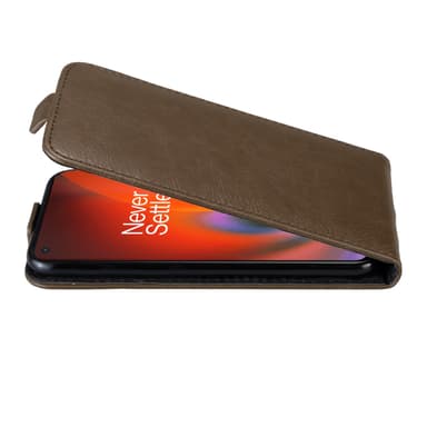 OnePlus Nord 2 5G Flipfodral Skal (Brun)