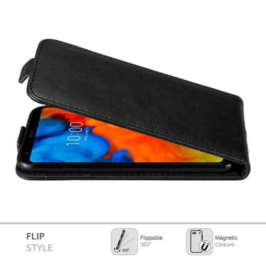 LG Q STYLUS Flipfodral Skal (Svart)