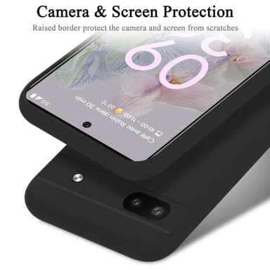 Google PIXEL 6A Skal Fodral Case (Svart)