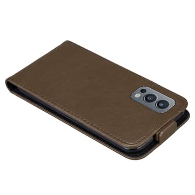 OnePlus Nord 2 5G Flipfodral Skal (Brun)