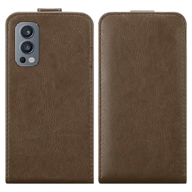 OnePlus Nord 2 5G Flipfodral Skal (Brun)