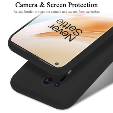 OnePlus 8 PRO Skal Fodral Case (Svart)