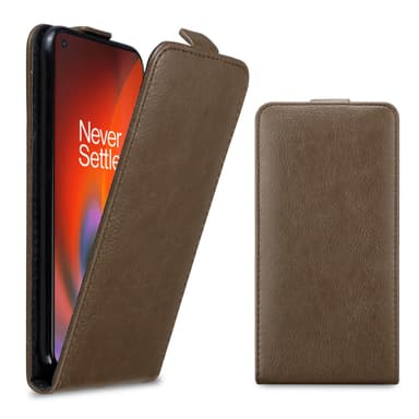 OnePlus Nord 2 5G Flipfodral Skal (Brun)
