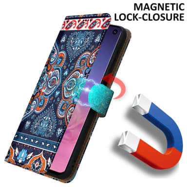 Samsung Galaxy S10 4G Plånboksfodral Skal (Blå)