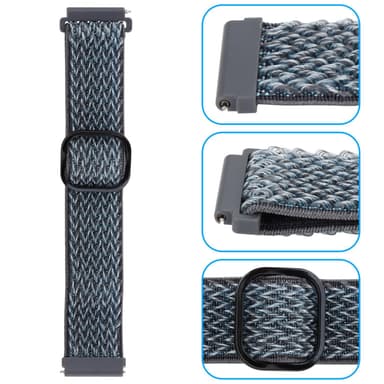Armband Nylon 22 mm för Samsung Galaxy Gear S3 / Gear 2