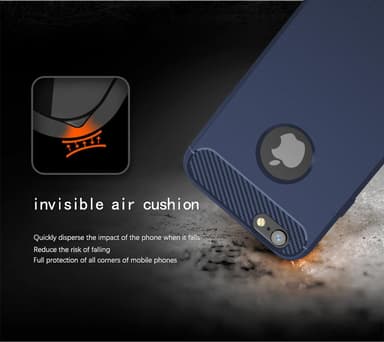 iPhone 6 / 6S Skal Fodral Case (Blå)