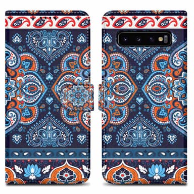 Samsung Galaxy S10 4G Plånboksfodral Skal (Blå)