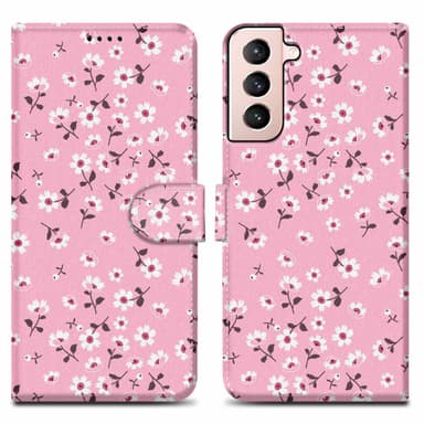 Samsung Galaxy S21 FE Plånboksfodral Skal (Rosa)