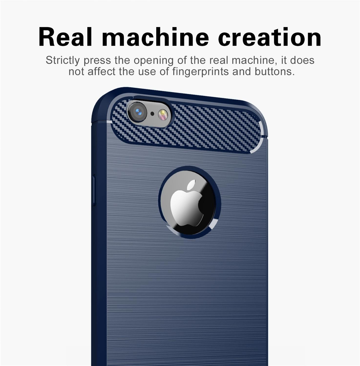 iPhone 6 / 6S Skal Fodral Case (Blå)