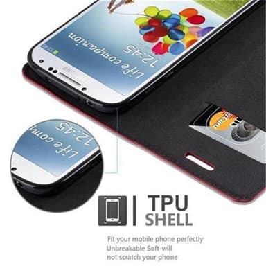 Samsung Galaxy S4 Skal Fodral Case (Röd)