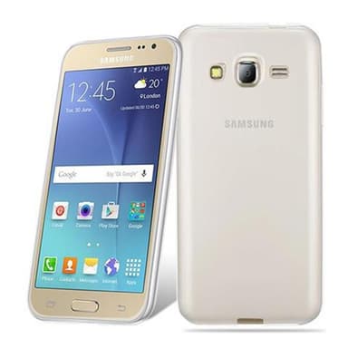 Samsung Galaxy J2 2015 Skal Fodral Case (Transparent)