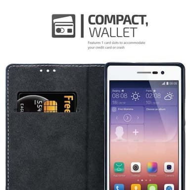 Huawei ASCEND P7 Skal Fodral Case (Blå)