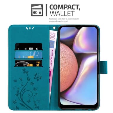 Samsung Galaxy A10s / M01s Plånboksfodral Skal (Blå)