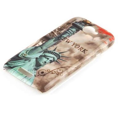 HTC ONE S Skal Fodral Case (Brun)