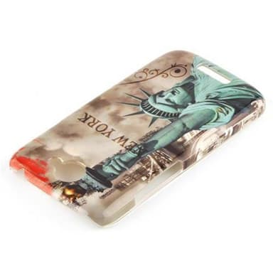 HTC ONE S Skal Fodral Case (Brun)