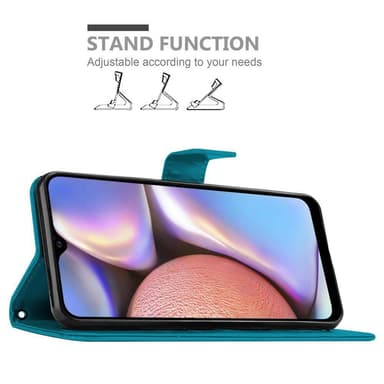 Samsung Galaxy A10s / M01s Plånboksfodral Skal (Blå)