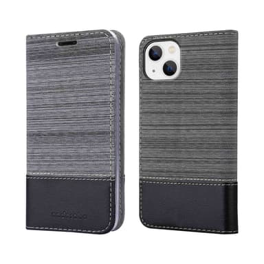 iPhone 14 Plånboksfodral Skal (Grå)