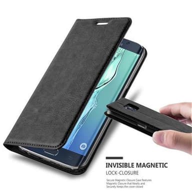 Samsung Galaxy S6 EDGE Skal Fodral Case (Svart)