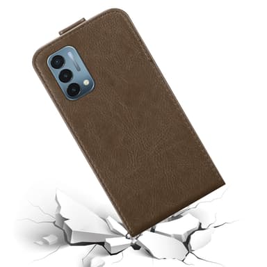 OnePlus Nord N200 5G Flipfodral Skal (Brun)