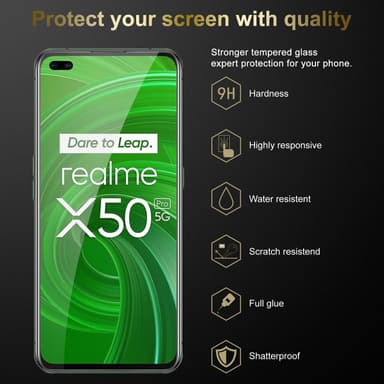Realme X50 PRO Skyddsglas Skyddsfilm Skärmskydd