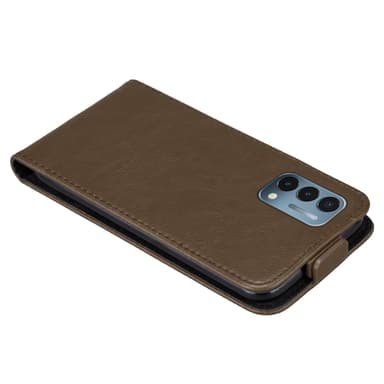 OnePlus Nord N200 5G Flipfodral Skal (Brun)