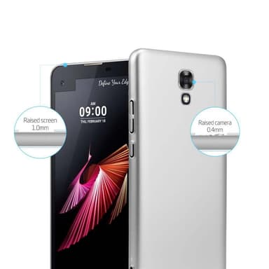 LG X SCREEN Skal Fodral Case (Silver)
