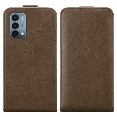 OnePlus Nord N200 5G Flipfodral Skal (Brun)