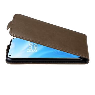 OnePlus Nord N200 5G Flipfodral Skal (Brun)