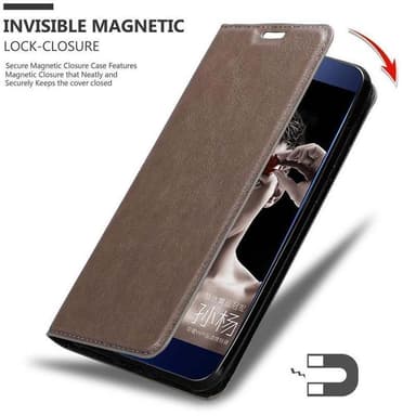 Honor V9 Skal Fodral Case (Brun)