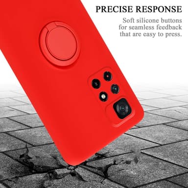 Skal Xiaomi POCO M4 PRO 5G Fodral Case (Röd)