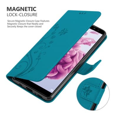 Huawei MATE 10 LITE Plånboksfodral Skal (Blå)