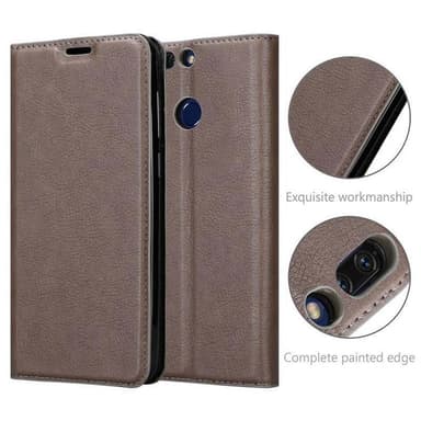 Honor V9 Skal Fodral Case (Brun)