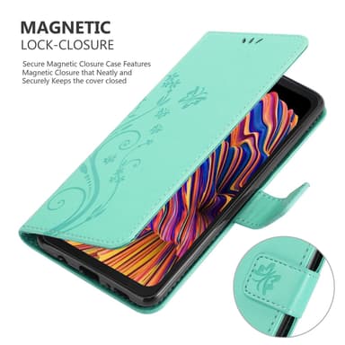 Samsung Galaxy XCover PRO Plånboksfodral Skal (Turkos)