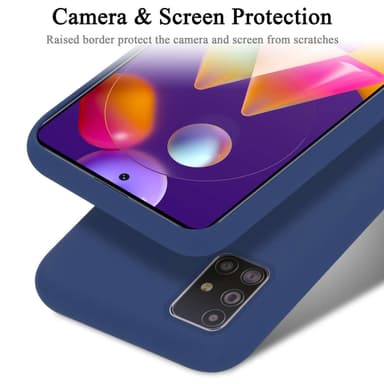 Samsung Galaxy M31s Skal Fodral Case (Blå)