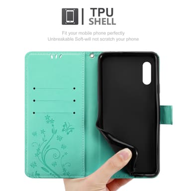Samsung Galaxy XCover PRO Plånboksfodral Skal (Turkos)