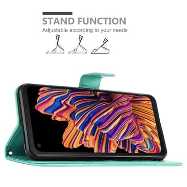 Samsung Galaxy XCover PRO Plånboksfodral Skal (Turkos)