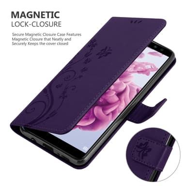 Huawei MATE 10 LITE Plånboksfodral Skal (Lila)