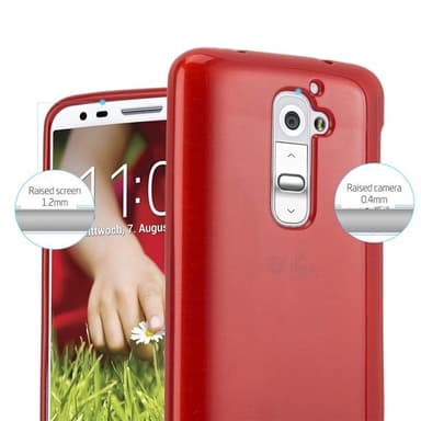 LG G2 Skal Fodral Case (Röd)