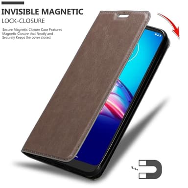 Motorola MOTO E6s 2020 Skal Fodral Case (Brun)