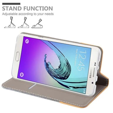 Samsung Galaxy A7 2016 Plånboksfodral Skal (Grå)