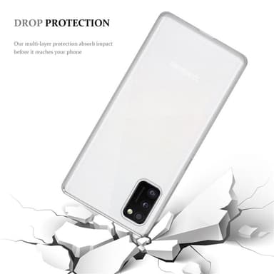 Samsung Galaxy A41 Skal Fodral Case (Transparent)